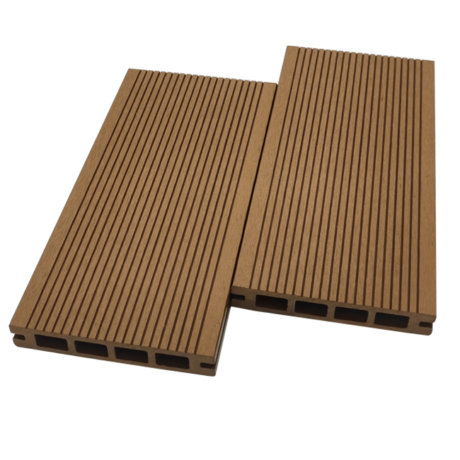 25x140mm Anti-slip wpc decking outdoor square marina wood wpc composite decking