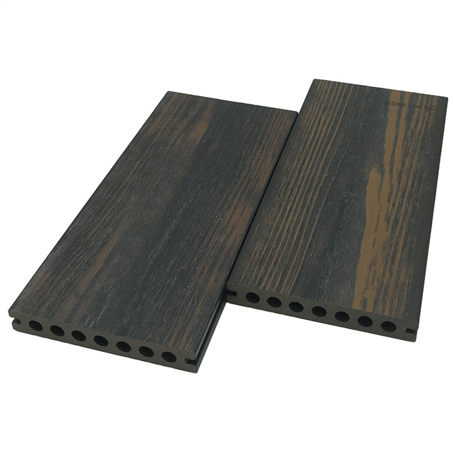 23x138mm strong UV resistance outdoor crack-resistant solid wpc decking composite board 